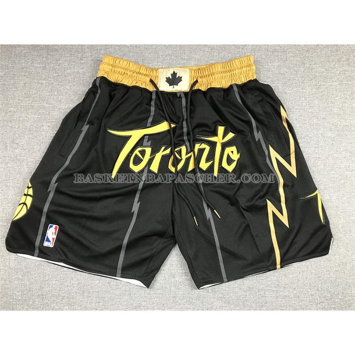 Short Tornto Raptors Ville Just Don 2021-22 Noir